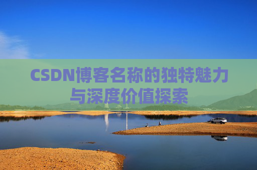 CSDN博客名称的独特魅力与深度价值探索